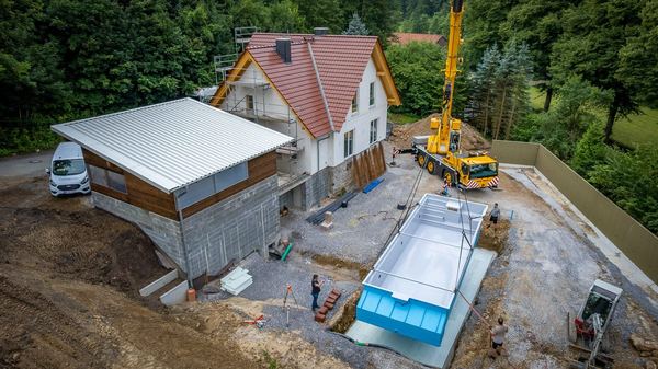 Drohnen-Luftaufnahme: Außenanlage im Sauerland – freiwerk